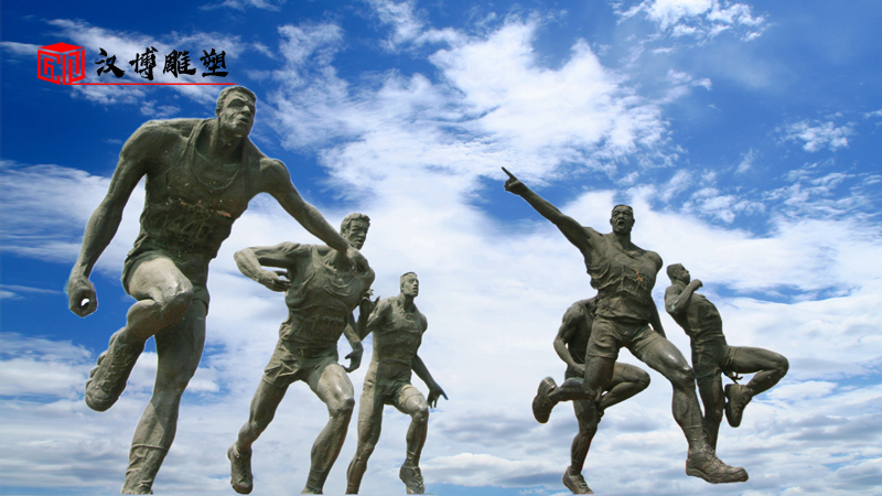 校园运动人物主题雕塑—运动是一切生命的源泉