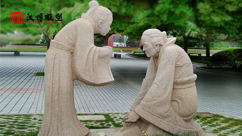 成语典故主题雕塑，中华经典文化传承
