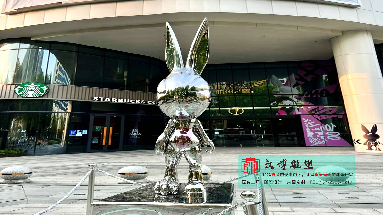 商场动物雕像加工工厂,金属雕塑定制,镜面雕塑艺术品源头工厂