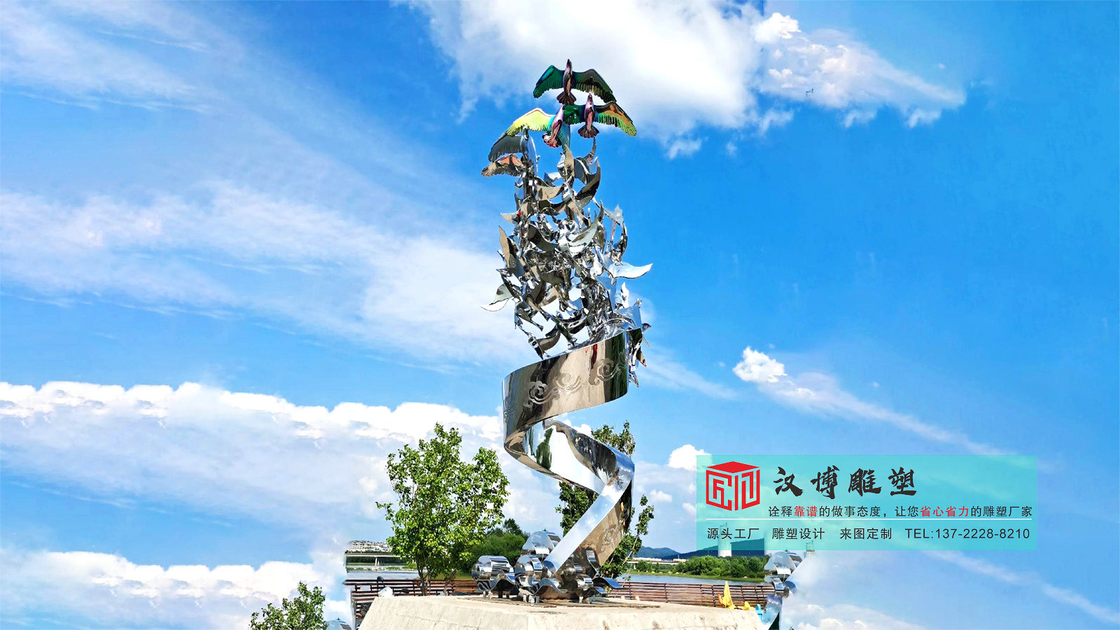 金属动物雕像,镜面雕塑加工,户外雕塑加工广场