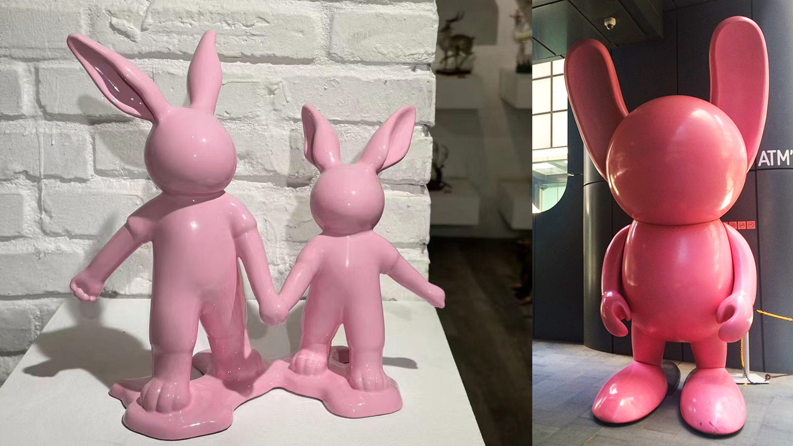 玻璃钢卡通摆件工厂,园林彩绘雕塑制作,城市抽象动漫雕塑定制
