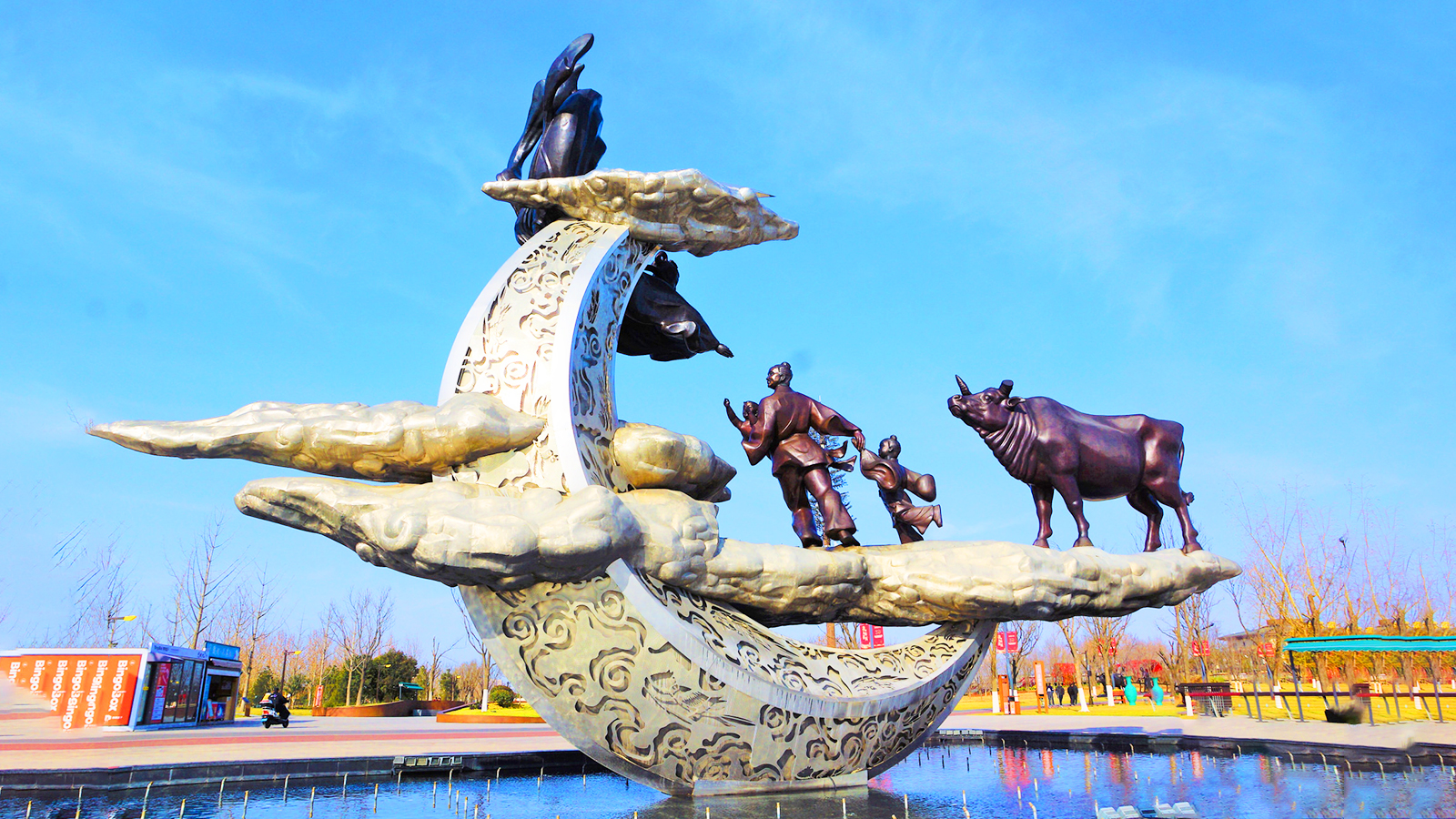 大型广场雕塑-不锈钢雕塑-园林景观雕塑