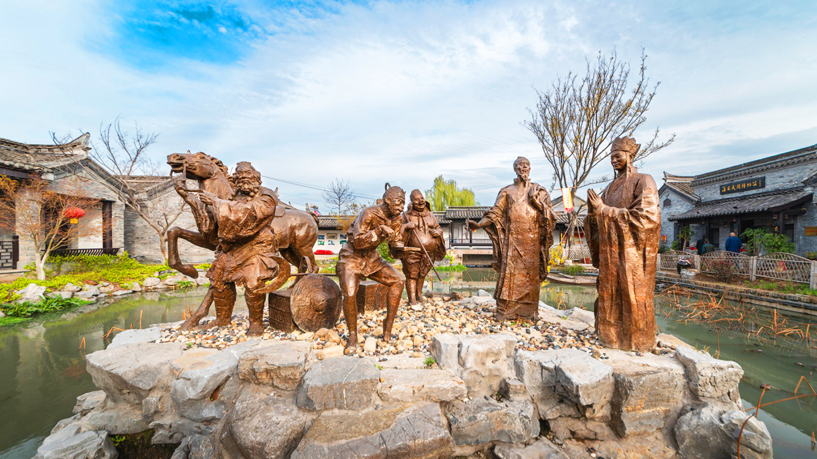 园林景区雕像-商业街雕塑-大型人物雕像