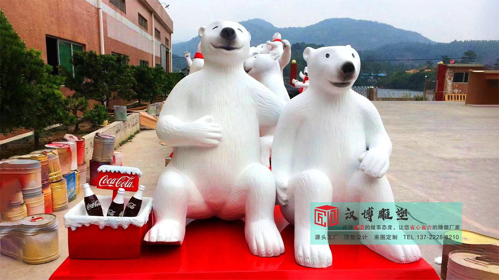 卡通雕塑,商业美陈雕像,玻璃钢动物雕像